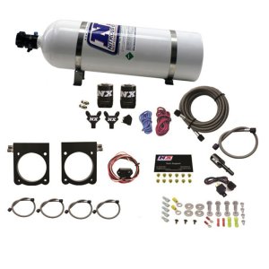 Dodge Viper Nitrous Oxide Kit - Nitrous Express - Viper Plate System (50-400HP) w/15lb Bottle - `13-`17